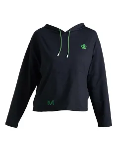 Sudadera Black Crown Marta Marrero Negro/Lima | Ofertas de pádel